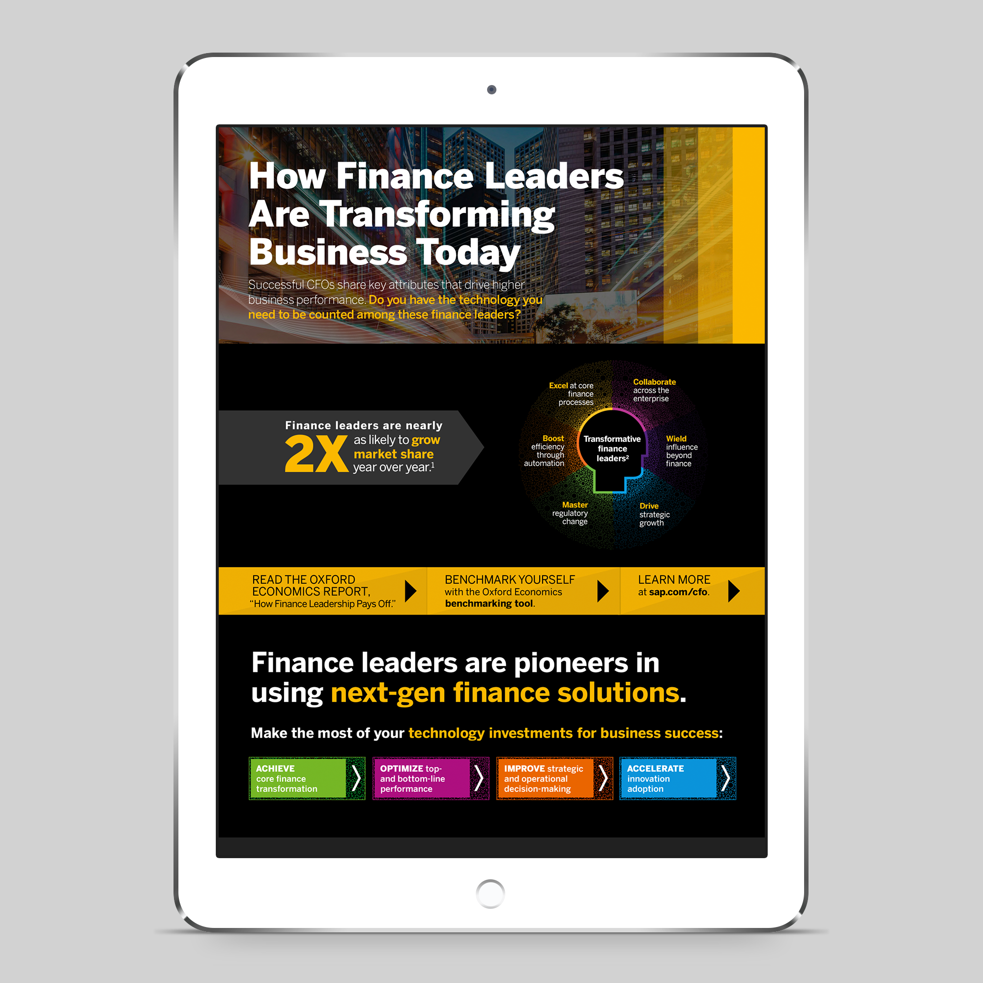 Finance Leaders Infographic